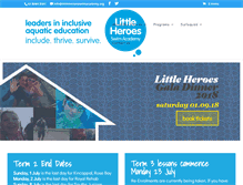 Tablet Screenshot of littleheroesswimacademy.org